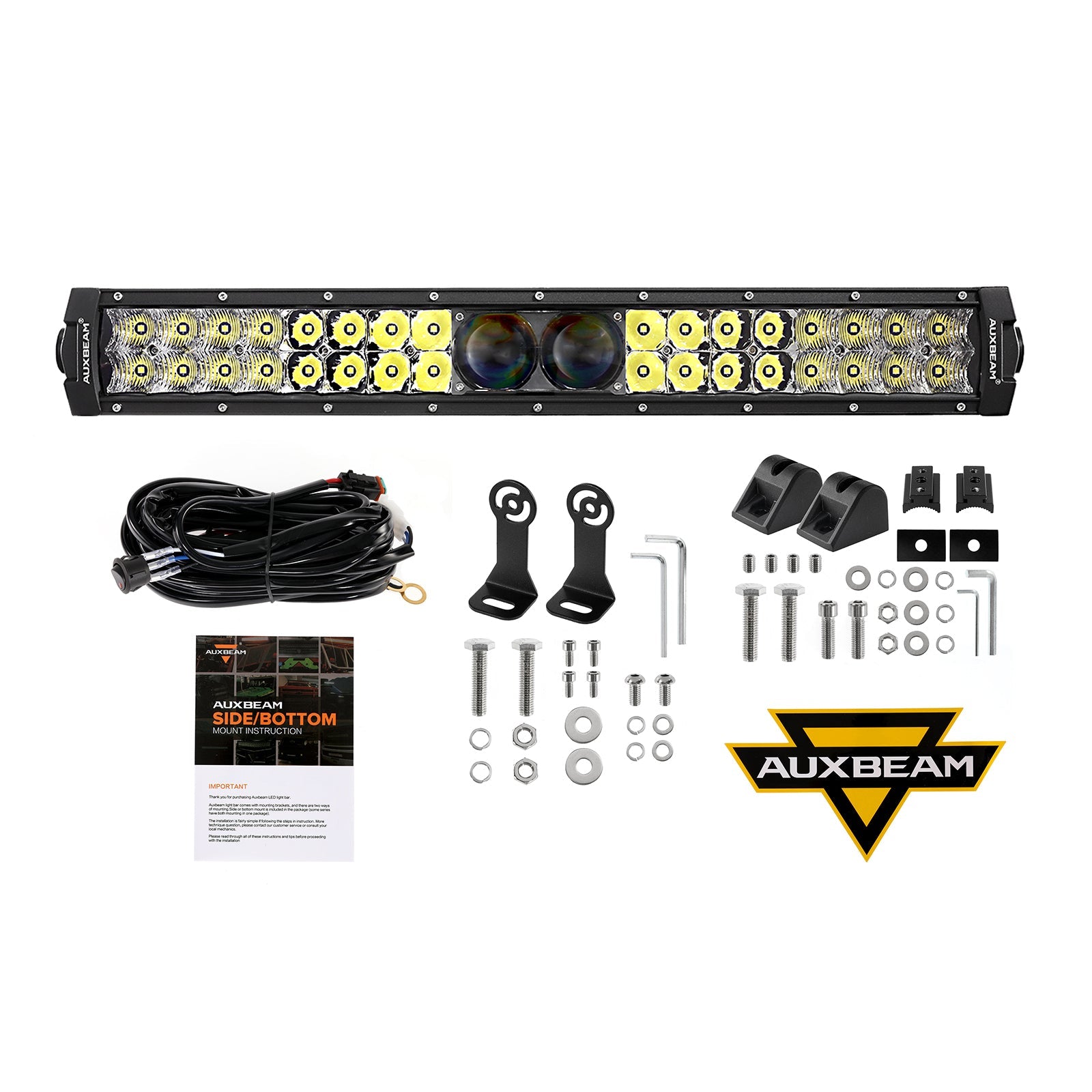 5D-PRO Series LED Light Bar with 5D Projectors for ATV UTV