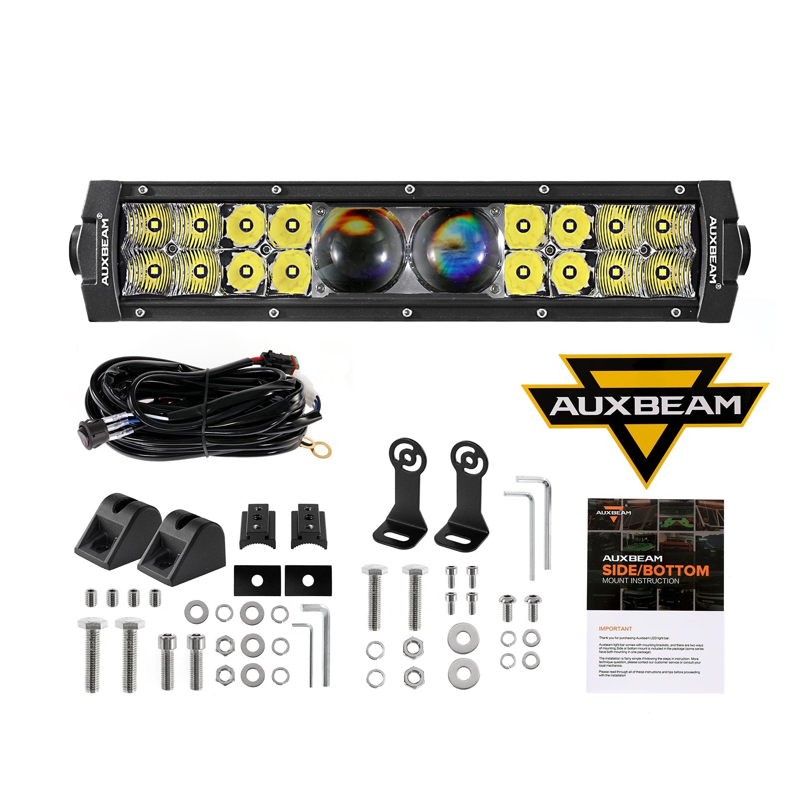 5D-PRO Series LED Light Bar with 5D Projectors for ATV UTV