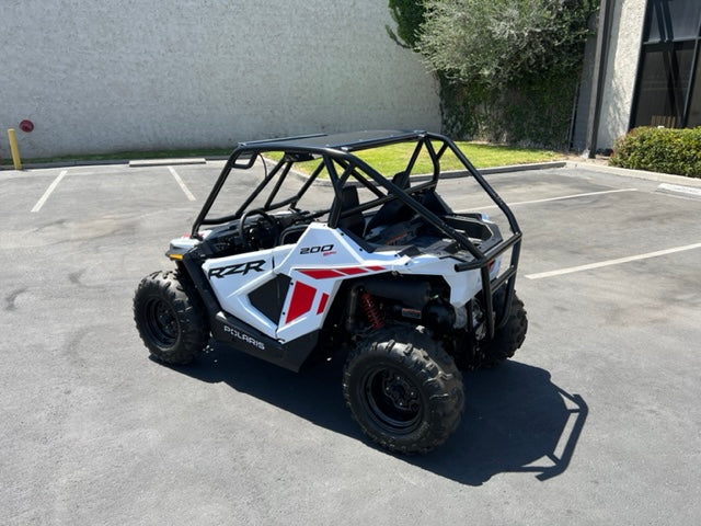 Polaris RZR 200 Fastback Cage with attached rear bumper by UTV Speed Inc. UTVPRZR22CG200FB UTV Roll Cage