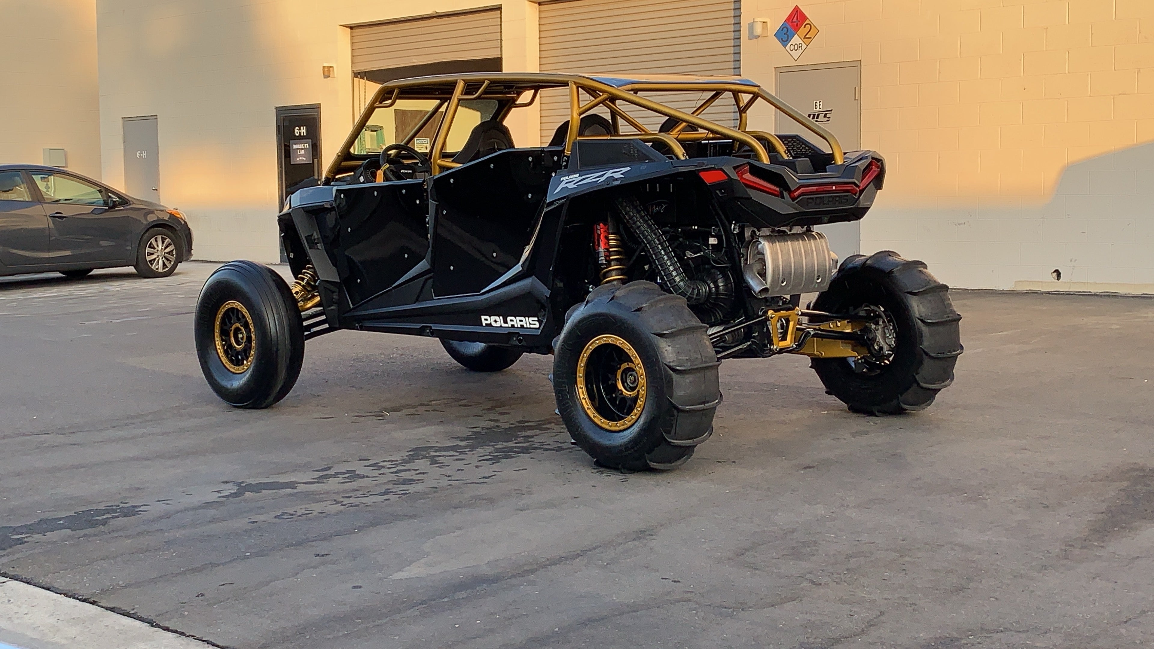 2014-2023 Polaris RZR 4DR Fastback Cage by UTV Speed Inc. UTVPRZR14CG4FB UTV Roll Cage