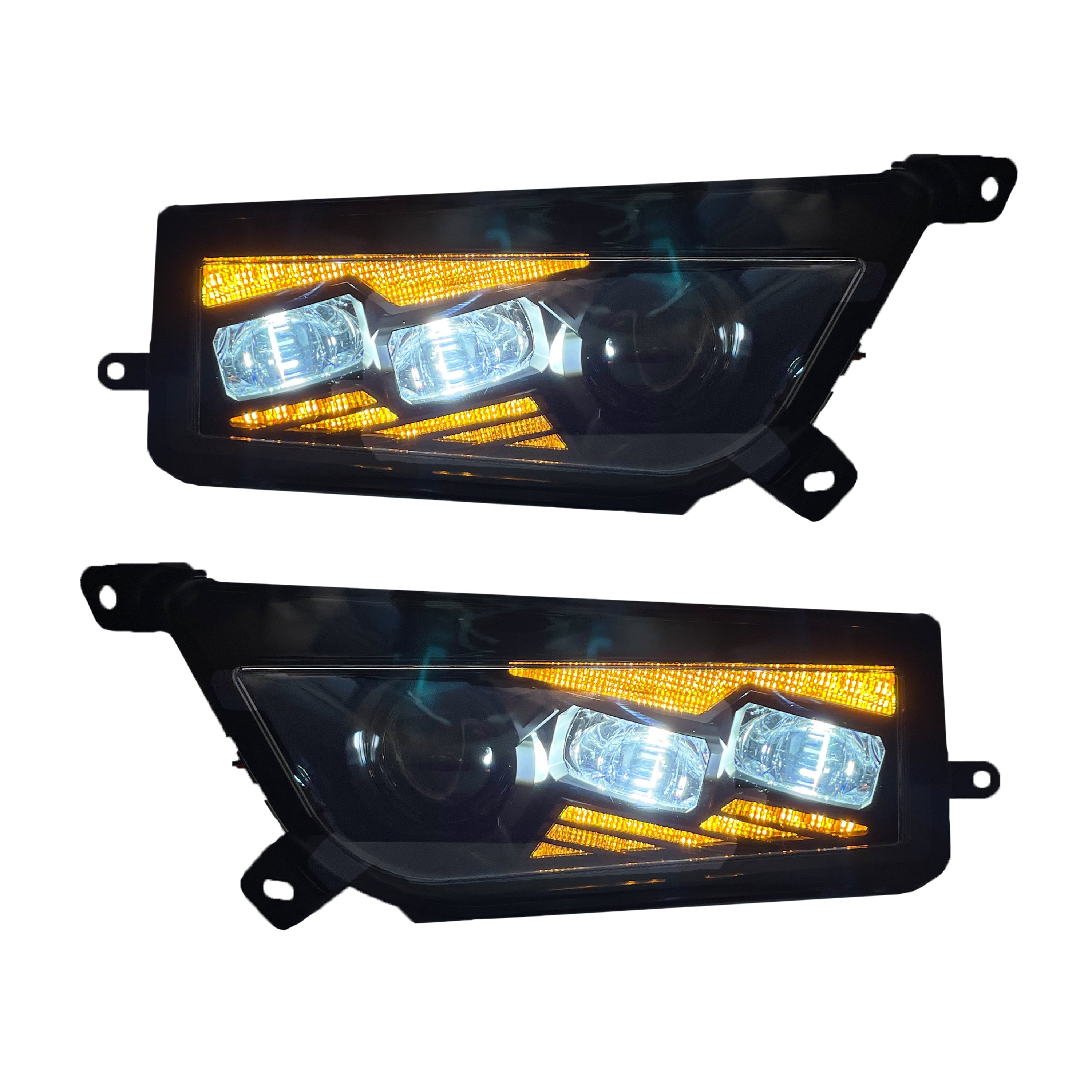 Polaris RZR - 8 Pin + 4 pin Replacement Headlights RZR (TSK-1946) Turn Signal Kit