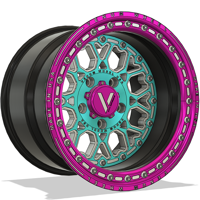 V-3 Beadlock UTV Wheels Lightweight Aluminum For Polaris RZR Pro R