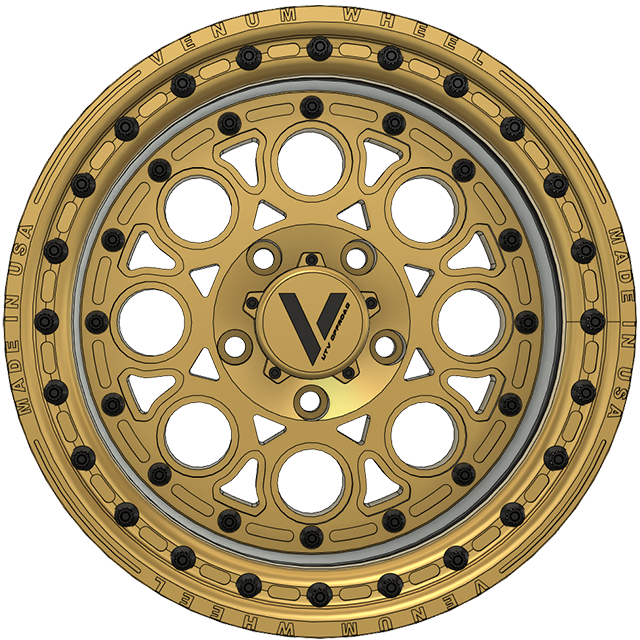 V-14 Beadlock UTV Wheels Lightweight Billet Aluminum For Polaris Pro R