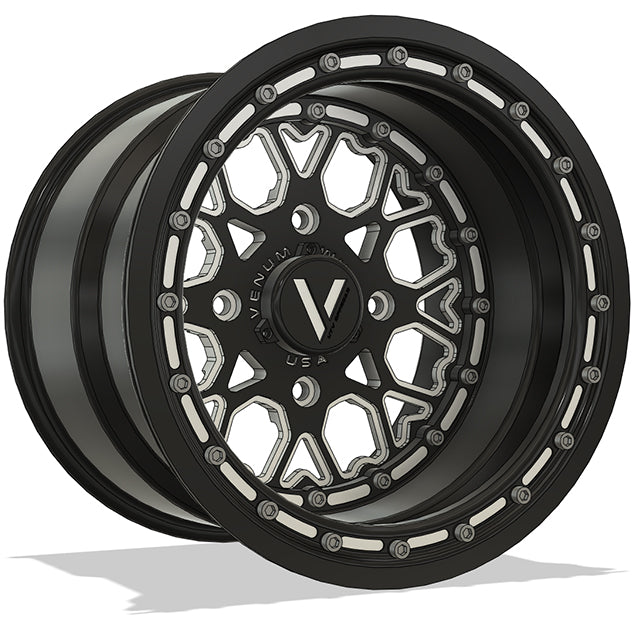 V-3 Beadlock UTV Wheels Lightweight Billet Aluminum For Can Am RZR YXZ