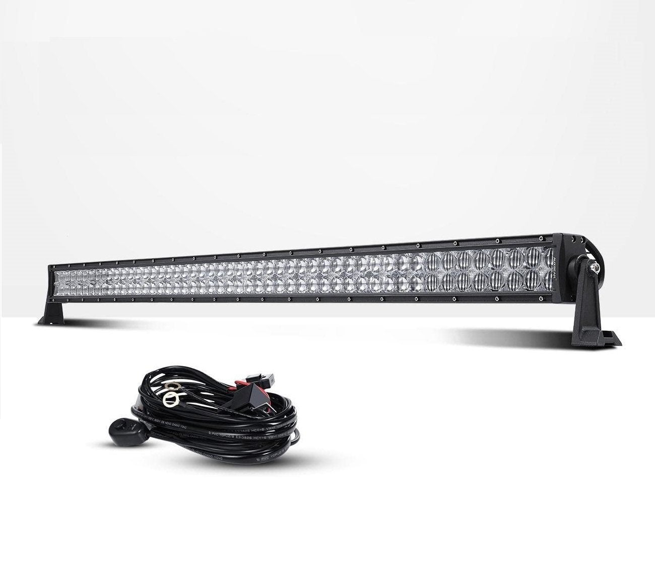 22 Inch-52 Inch 5D Series Straight/Curved Combo Beam Double Row LED Light Bar for SUV ATV UTV Trucks Pickup Boat