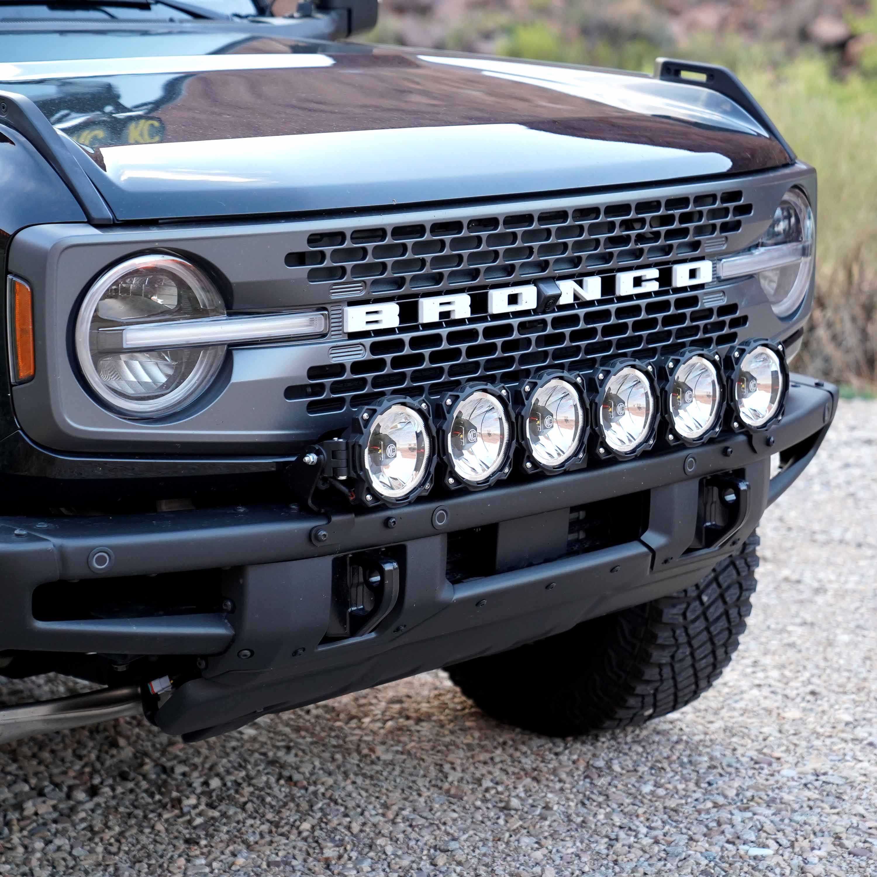 Gravity® LED Pro6 - 39" Light Bar Kit - for 21+ Ford Bronco Front Bumper - #91341