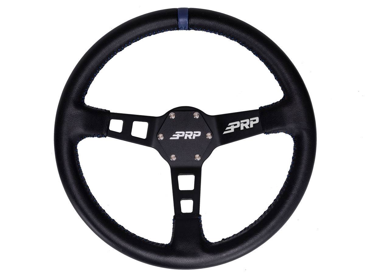 PRP Deep Dish Steering Wheel – LEATHER - G Life UTV Shop Parts